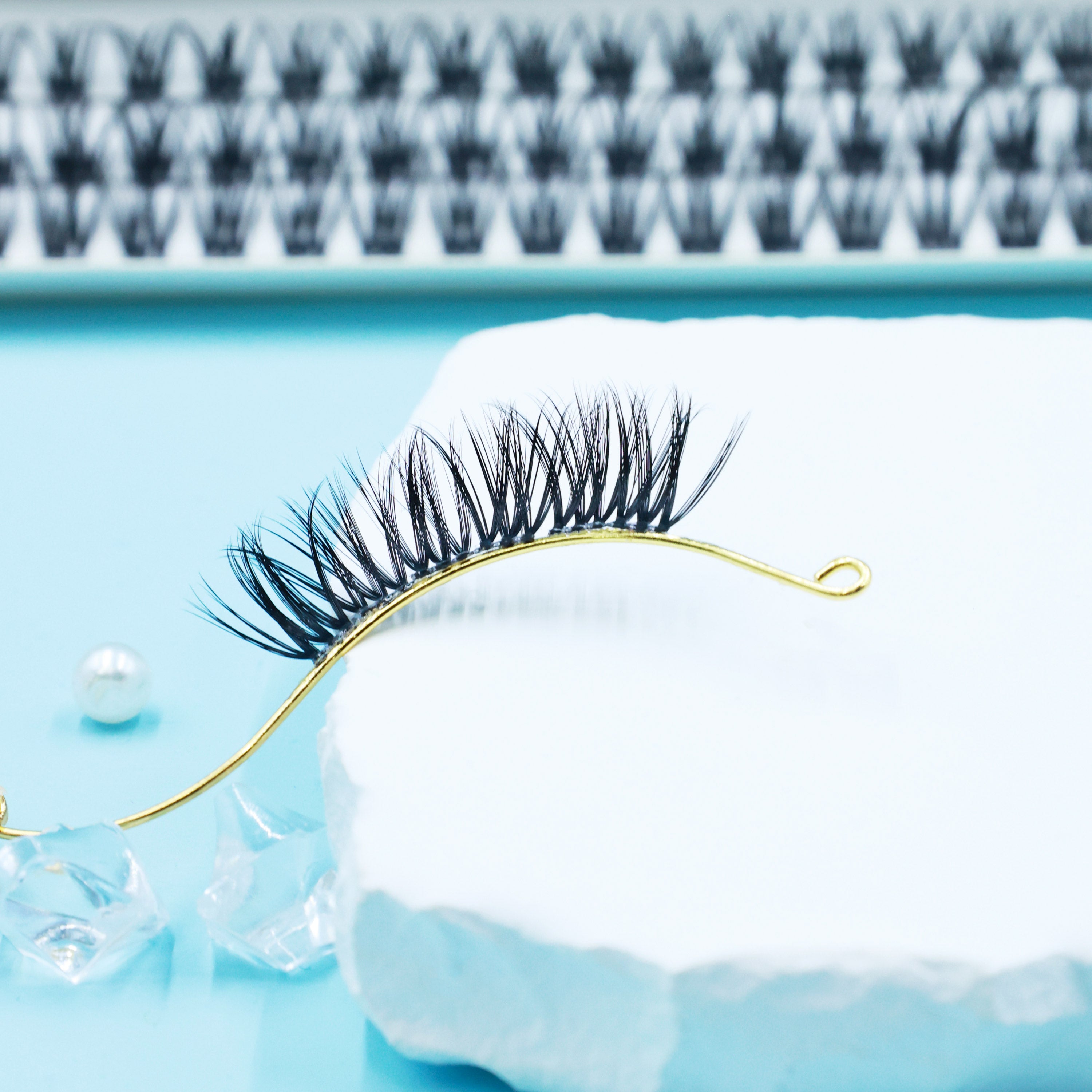 cílios tufinho de seda