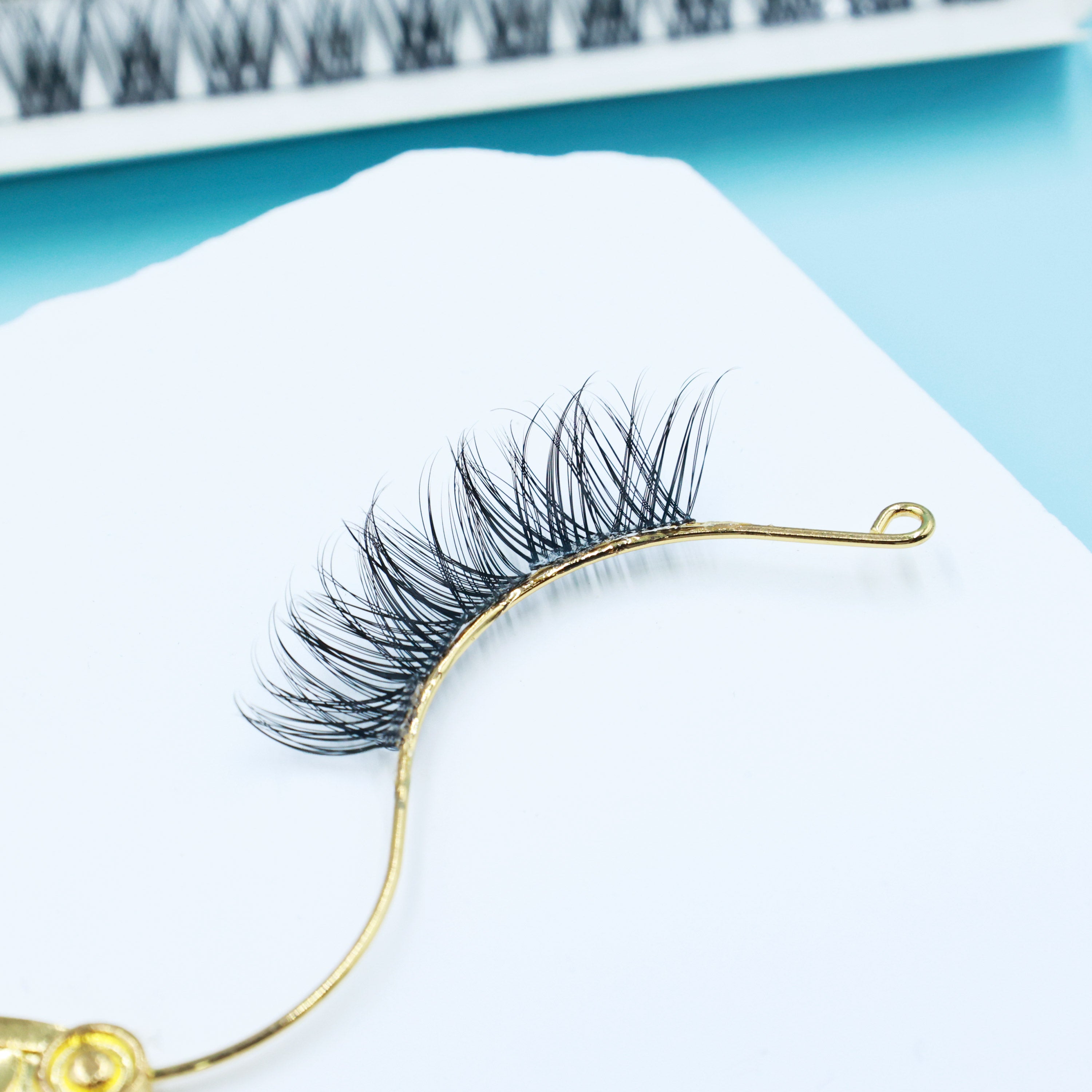 Cílios Postiços tufinhos de seda Curl D 10/12/14mm Estilo Flora - Dolfinha - Dolfinha