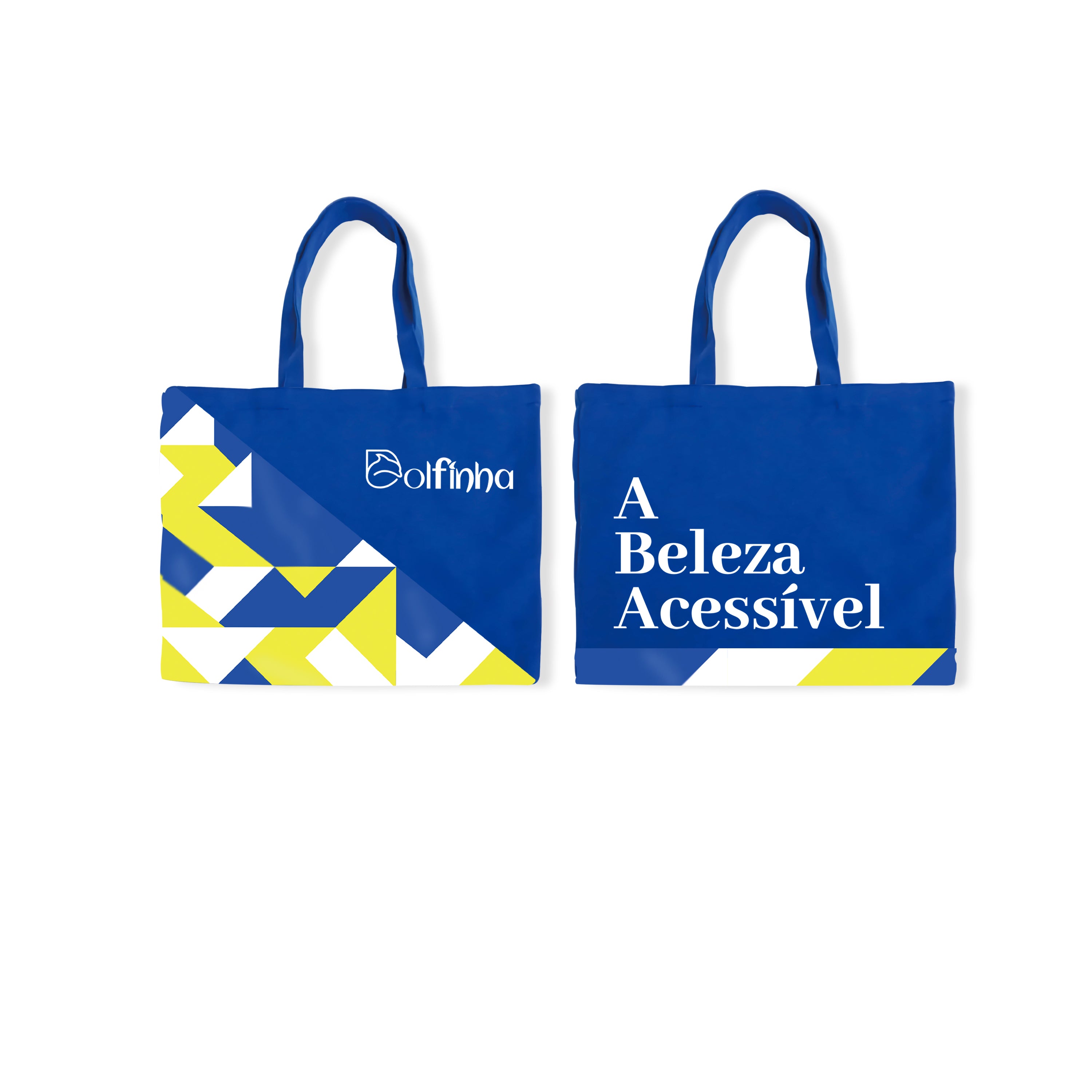 Bolsa de algodão azul Dolfinha - Dolfinha